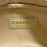 シャネル CHANEL マトラッセ ミニカメラバッグ A57717 ホワイト ゴールド金具 ソフトキャビア レディース ショルダーバッグ