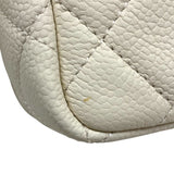 シャネル CHANEL マトラッセ ミニカメラバッグ A57717 ホワイト ゴールド金具 ソフトキャビア レディース ショルダーバッグ