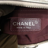シャネル CHANEL Vステッチ　ハンドバッグ 20番台 グレー カーフスキン レディース ハンドバッグ