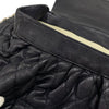 シャネル CHANEL ラグジュアリーライン ショルダーバッグ A49889 ネイビー シルバー金具 カーフ レディース