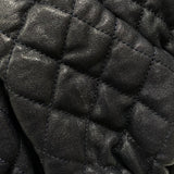 シャネル CHANEL ラグジュアリーライン ショルダーバッグ A49889 ネイビー シルバー金具 カーフ レディース