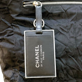 シャネル CHANEL ニュートラベルライントートGM A35508 ブラック/シルバー金具 ナイロンジャガード レディース トートバッグ