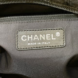 シャネル CHANEL ニュートラベルライントートGM A35508 ブラック/シルバー金具 ナイロンジャガード レディース トートバッグ