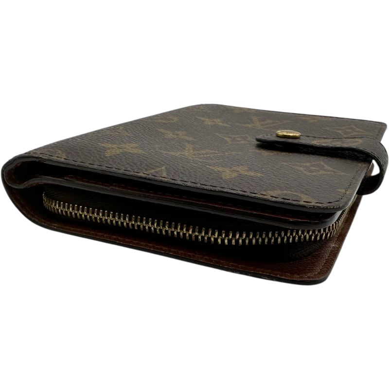 ルイ・ヴィトン LOUIS VUITTON ポルトパピエ・ジップ M61207 ブラウン