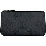 ルイ・ヴィトン LOUIS VUITTON ポシェット・クレ M80905 グレー/ブラック モノグラム・エクリプス ユニセックス コインケース