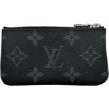 ルイ・ヴィトン LOUIS VUITTON ポシェット・クレ M80905 グレー/ブラック モノグラム・エクリプス ユニセックス コインケース