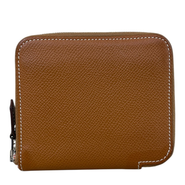 エルメス アザップ コンパクト ゴールド ブラウン ケース ヴォーエプソン エルメス HERMES アザップ コンパクト シルクイン D刻 ゴールド