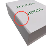 ボッテガ・ヴェネタ BOTTEGA VENETA イントレチャート 二つ折り財布 ブラック オレンジ シルバー金具 レザー ユニセックス 長財布