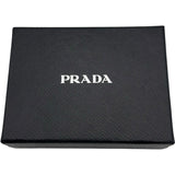 プラダ PRADA サファイアーノ トライアングル カードケース 1MC085 ブラック サファイアーノレザー レディース カードケース