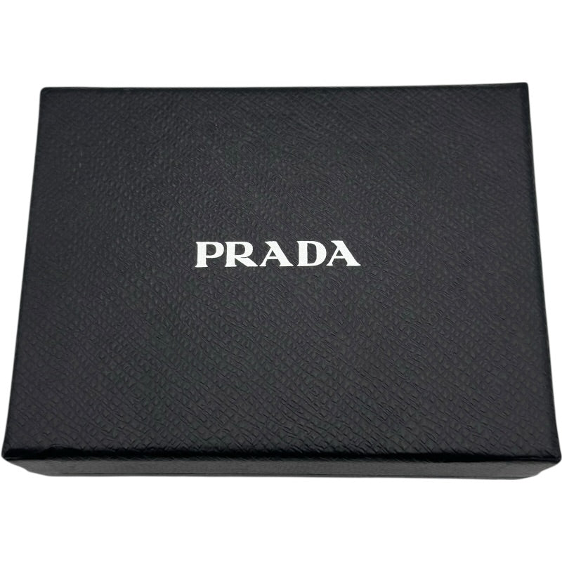 【極美品】プラダ ケース カードケース エンボスロゴ レザー 1MC085 プラダ PRADA サファイアーノ トライアングル カードケース 1MC085