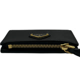 プラダ PRADA サファイアーノ トライアングル カードケース 1MC085 ブラック サファイアーノレザー レディース カードケース