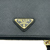 プラダ PRADA サファイアーノ トライアングル カードケース 1MC085 ブラック サファイアーノレザー レディース カードケース