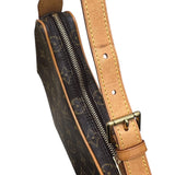 ルイ・ヴィトン LOUIS VUITTON ポシェット・クロワッサン M51510 ブラウン PVC レザー レディース ハンドバッグ