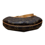 ルイ・ヴィトン LOUIS VUITTON ポシェット・クロワッサン M51510 ブラウン PVC レザー レディース ハンドバッグ