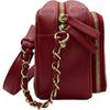 シャネル CHANEL ビジネスフィニティ カメラバッグ AS1230 23番台 レッド ゴールド金具 キャビアスキン レディース ショルダーバッグ