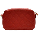 シャネル CHANEL ビジネスフィニティ カメラバッグ AS1230 23番台 レッド ゴールド金具 キャビアスキン レディース ショルダーバッグ