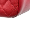 シャネル CHANEL ビジネスフィニティ カメラバッグ AS1230 23番台 レッド ゴールド金具 キャビアスキン レディース ショルダーバッグ