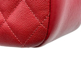 シャネル CHANEL ビジネスフィニティ カメラバッグ AS1230 23番台 レッド ゴールド金具 キャビアスキン レディース ショルダーバッグ