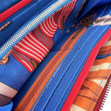 エルメス HERMES アザップロングシルクイン　 □O刻印 （2011年製） カシス　シルバー金具 ヴォーエプソン レディース 長財布