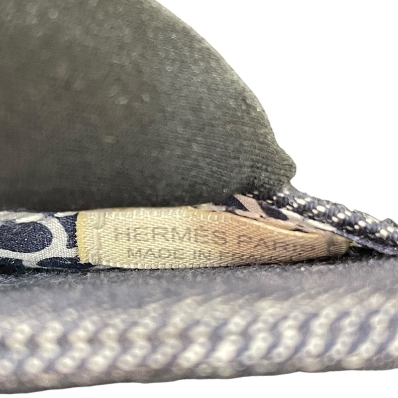 エルメス HERMES エマン・ルボン カードケース ブルー・インディゴ