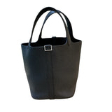 エルメス HERMES ピコタンロックPM K刻(2025年) ブラック シルバー金具 トリヨン レディース ハンドバッグ