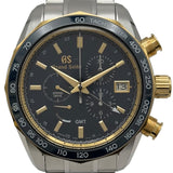 グランドセイコー Grand Seiko スプリングドライブ クロノグラフ GMT SBGC244(9R86-0AL0) ブラック ゴールド/ステンレススチール メンズ 腕時計