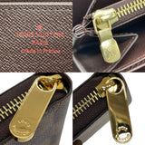 ルイ・ヴィトン LOUIS VUITTON ジッピー・ウォレット N41661 ブラウン ゴールド金具 ダミエキャンバス ダミエキャンバス メンズ 長財布