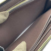 ルイ・ヴィトン LOUIS VUITTON ジッピー・ウォレット N41661 ブラウン ゴールド金具 ダミエキャンバス ダミエキャンバス メンズ 長財布