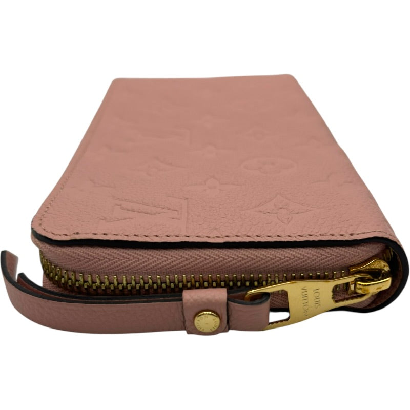 ルイ・ヴィトン LOUIS VUITTON ジッピー・ウォレット M64090 ローズ 