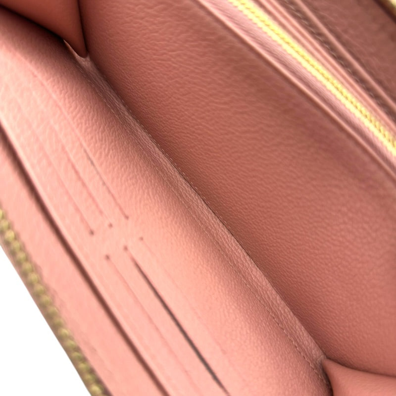 ルイヴィトン M64090 長財布 ローズプードル  LOUIS VUITTON ジッピーウォレット アンプラント ルイ・ヴィトン LOUIS VUITTON ジッピー・ウォレット M64090 ローズ