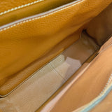 エルメス HERMES スティーブブザス35 ゴールド/シルバー金具 トリヨン メンズ メッセンジャーバッグ