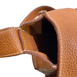 エルメス HERMES スティーブブザス35 ゴールド/シルバー金具 トリヨン メンズ メッセンジャーバッグ