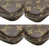 ルイ・ヴィトン LOUIS VUITTON ポシェットアクセソワール M51980 ブラウン ゴールド金具 モノグラムキャンバス レディース ショルダーバッグ