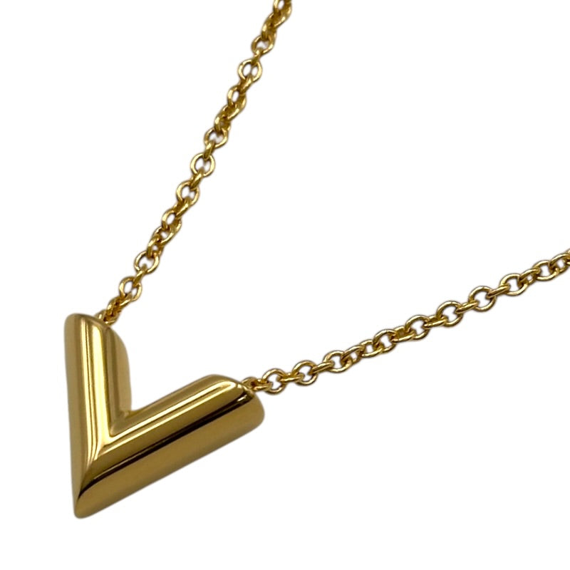 ルイ・ヴィトン LOUIS VUITTON ネックレス・エッセンシャルV ゴールド