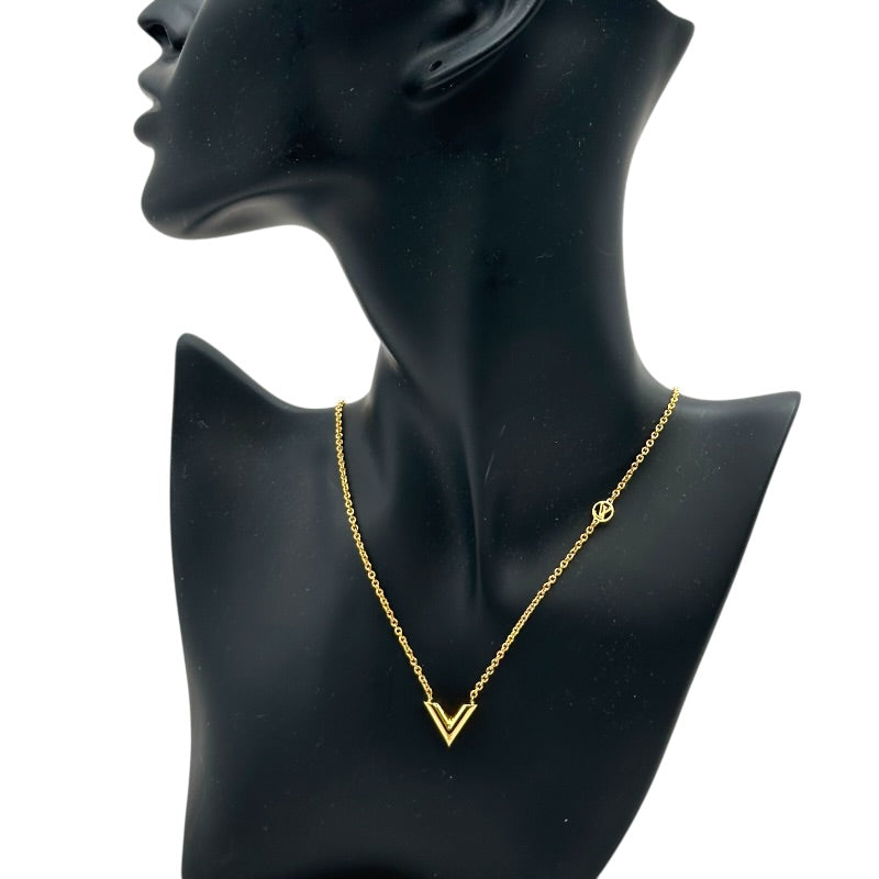 ルイ・ヴィトンLouis Vuitton エッセンシャルVネックレス ルイ・ヴィトン LOUIS VUITTON ネックレス・エッセンシャルV ゴールド