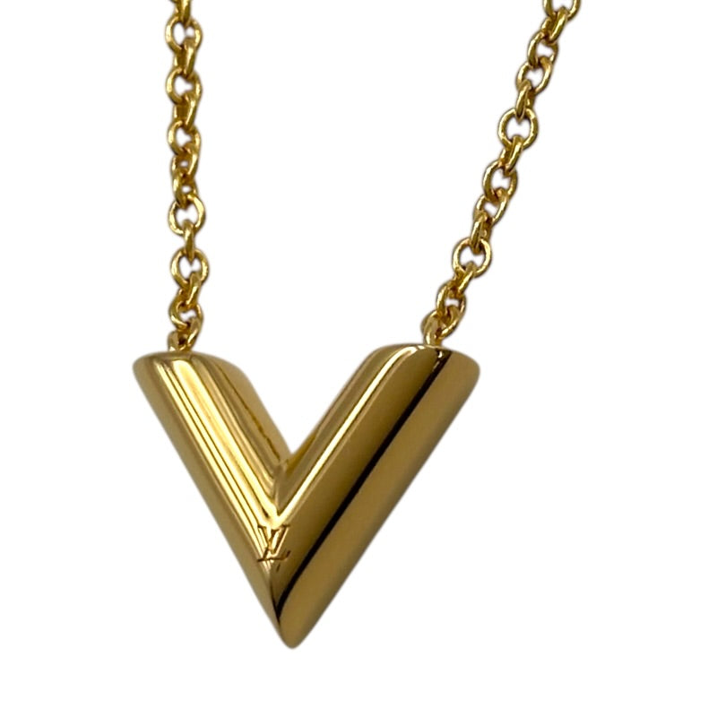 ルイ・ヴィトン LOUIS VUITTON ネックレス・エッセンシャルV ゴールド