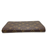 ルイ・ヴィトン LOUIS VUITTON ジッピー・ウォレット M42616 ブラウン ゴールド金具 モノグラムキャンバス メンズ 長財布