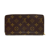 ルイ・ヴィトン LOUIS VUITTON ジッピー・ウォレット M42616 ブラウン ゴールド金具 モノグラムキャンバス メンズ 長財布