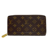 ルイ・ヴィトン LOUIS VUITTON ジッピー・ウォレット M42616 ブラウン ゴールド金具 モノグラムキャンバス メンズ 長財布