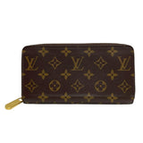 ルイ・ヴィトン LOUIS VUITTON ジッピー・ウォレット M42616 ブラウン ゴールド金具 モノグラムキャンバス メンズ 長財布
