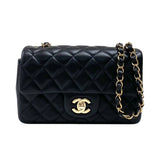 シャネル CHANEL ミニマトラッセ20 A69900 ブラック ゴールド金具 ラムスキン レディース ショルダーバッグ