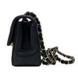 シャネル CHANEL ミニマトラッセ20 A69900 ブラック ゴールド金具 ラムスキン レディース ショルダーバッグ