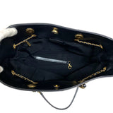 シャネル CHANEL ドローストリング ショッピングトート AS0831 シルバー ゴールド金具 カーフ レディース ショルダーバッグ