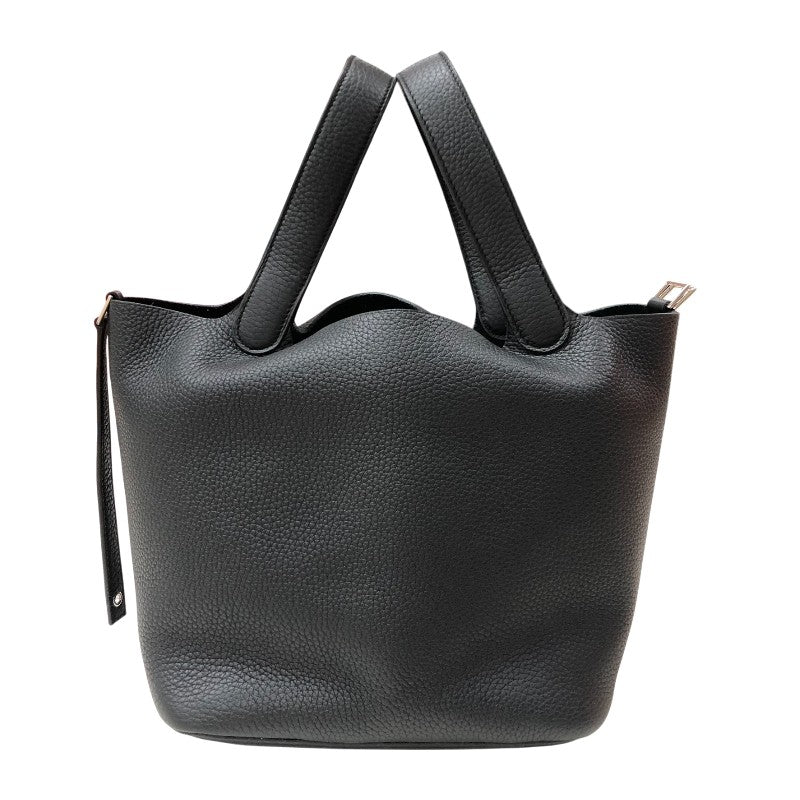 エルメス HERMES ピコタンロックMM W刻印 ブラック シルバー金具