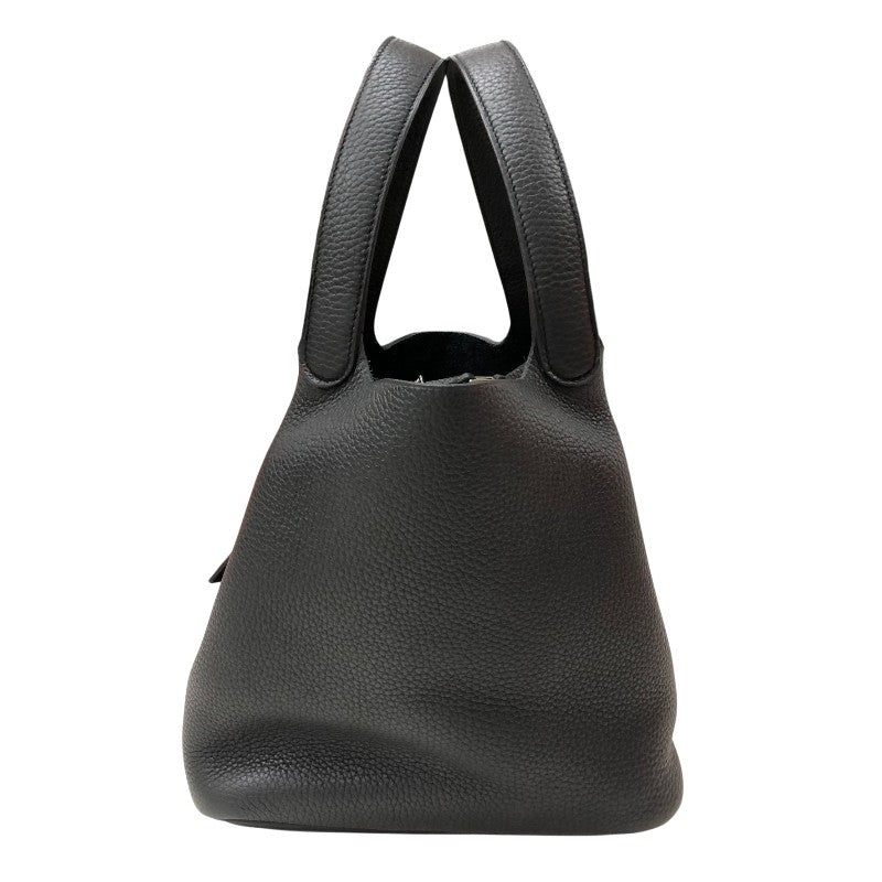 エルメス HERMES ピコタンロックMM W刻印 ブラック シルバー金具