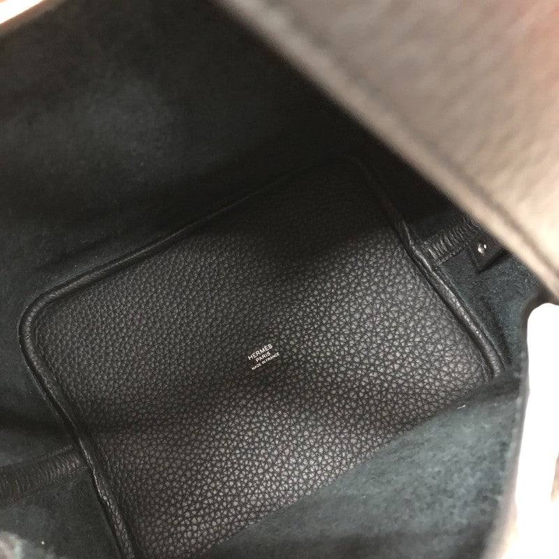 エルメス HERMES ピコタンロックMM W刻印 ブラック シルバー金具