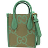 グッチ GUCCI ジャンボGG ミニトート 671623 グリーン ジャンボGGキャンバス レディース トートバッグ