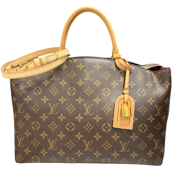 Louis Vuitton モノグラム ハンドバッグ バンドー付き USA製 ルイ・ヴィトン LOUIS VUITTON グラン・パレMM M45989 ブラウン