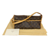 ルイ・ヴィトン LOUIS VUITTON ポパンクール・ロン M40995 ブラウン モノグラム ユニセックス ショルダーバッグ