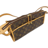 ルイ・ヴィトン LOUIS VUITTON ポパンクール・ロン M40995 ブラウン モノグラム ユニセックス ショルダーバッグ